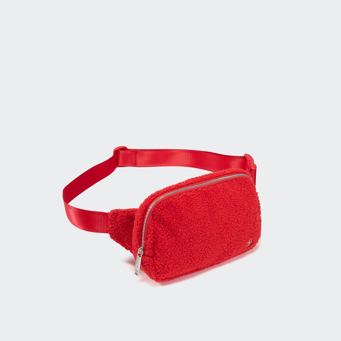 Pander Large 2L Fanny pack Everywhere Fleece Belt Bag for Women and Men with Adjustable strap Belt. (Red)