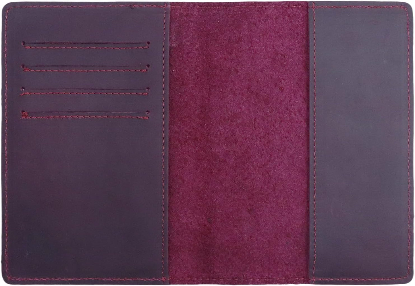 RFID Blocking Passport Holder Travel Wallet Genuine Leather Passport Case Cover Travel Document