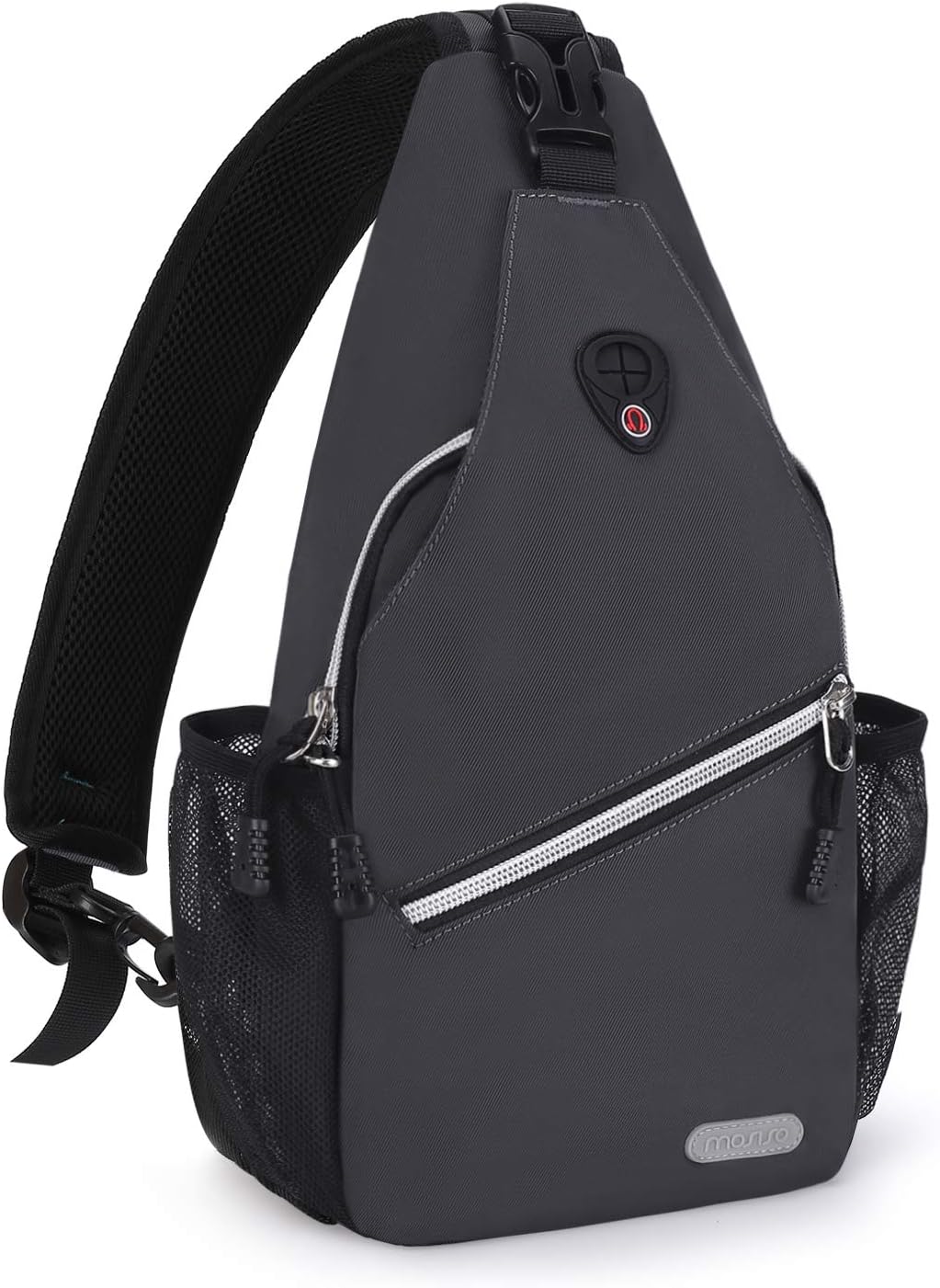 MOSISO Mini Sling Backpack,Small Hiking Daypack Travel Outdoor Casual Sports Bag, Space Gray