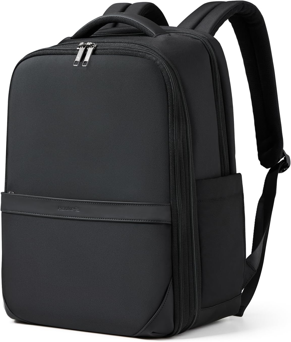 Hanke Expandable Travel Backpack 17 Inch, Full-Open Laptop Backpack Fits 15.6 Inch, Carry On