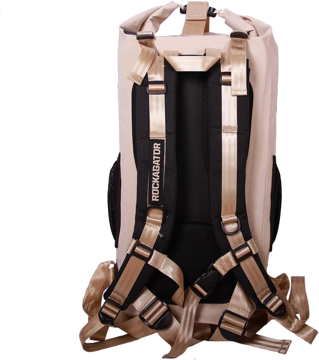 Rockagator Waterproof Backpack - HYDRIC Series Water Proof Floating Dry Bag River Pack (Desert Tan, 40 L)