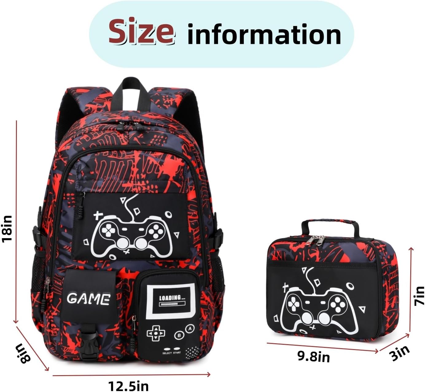 Boys School Backpack Kids Bookbag Elementary Middle Durable Waterproof Bags
