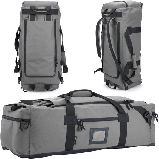 86l Large Duffel Bag For Travel, Gym & Sports - Water Repellent Polyester, Hidden Straps, Shoe Compartment - Perfect Luggage Duffle Bag Or Backpack For Men & Women