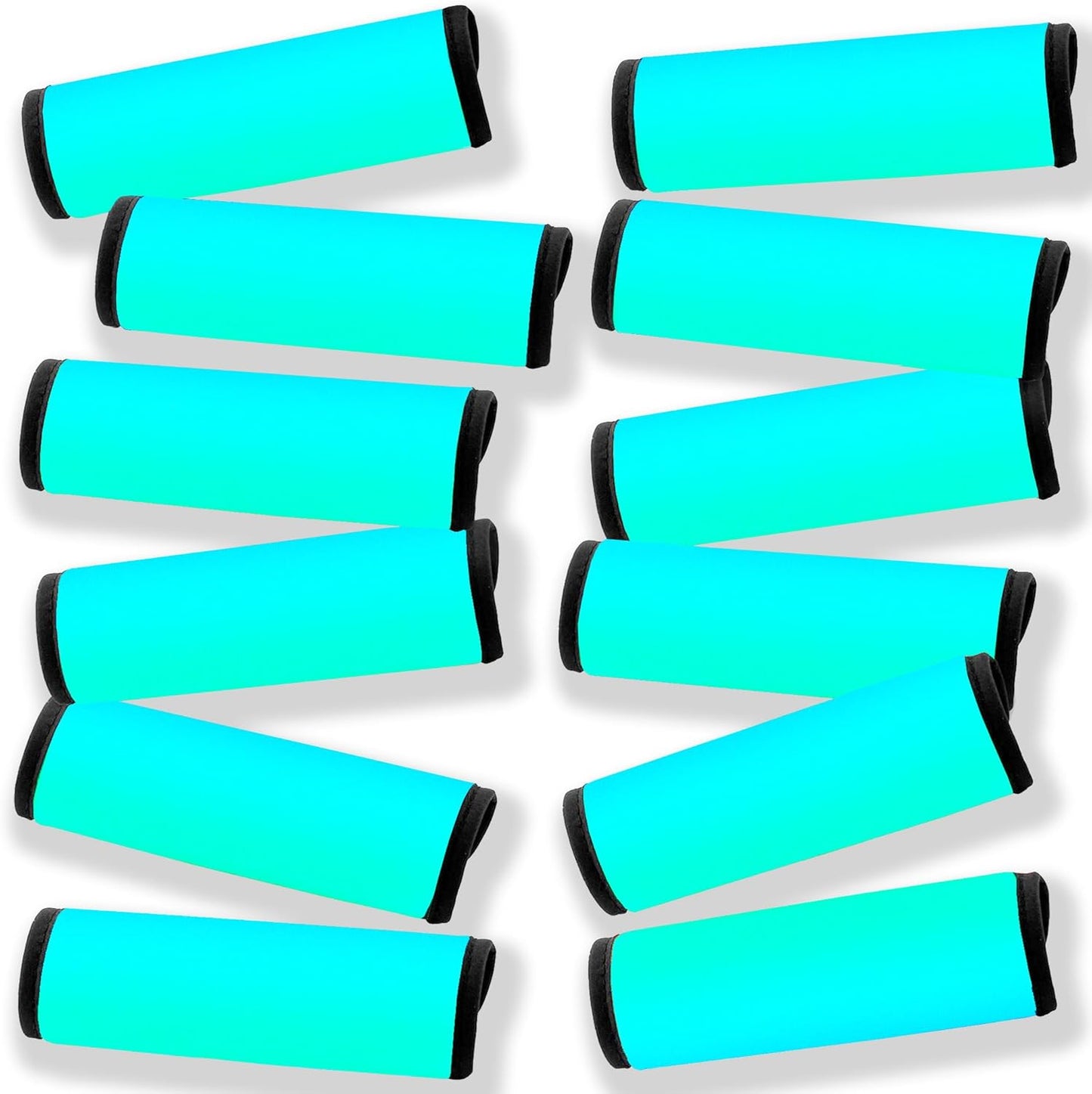 Luggage Handle Wrap 12 Pack-Bulk Luggage Handle Wraps For Suitcases Neoprene Handle