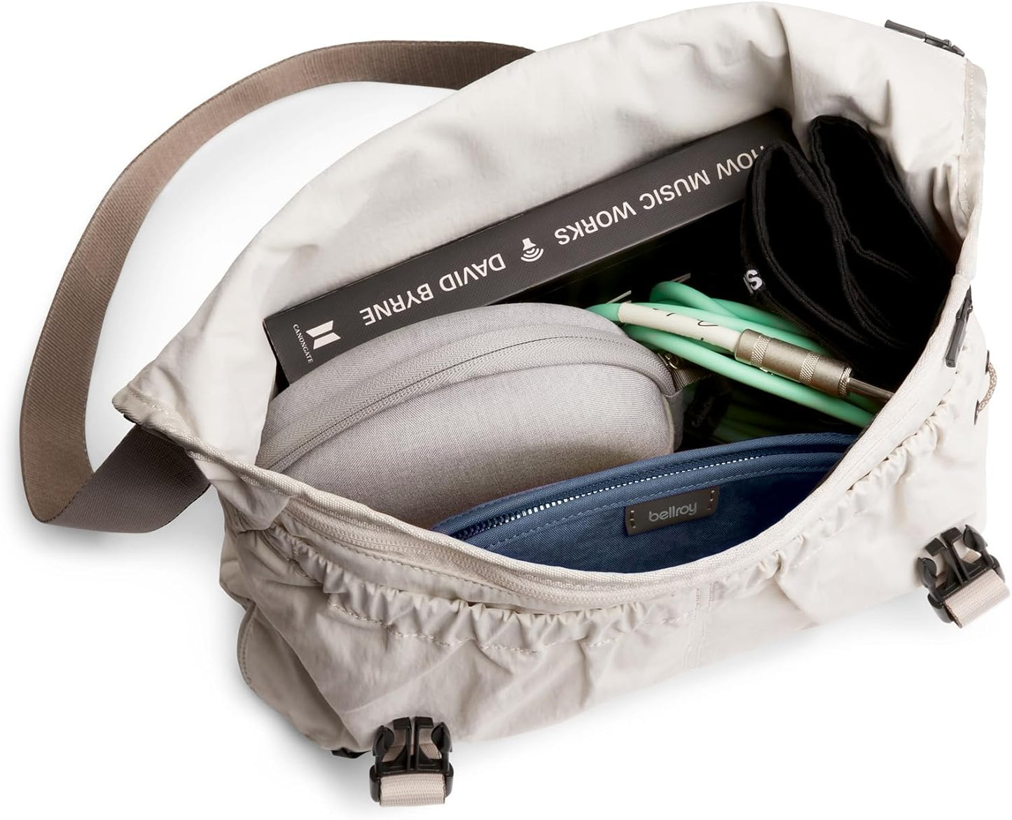 Bellroy Cinch Messenger (12 liter lightweight shoulder bag, water-resistant fabric, effortless