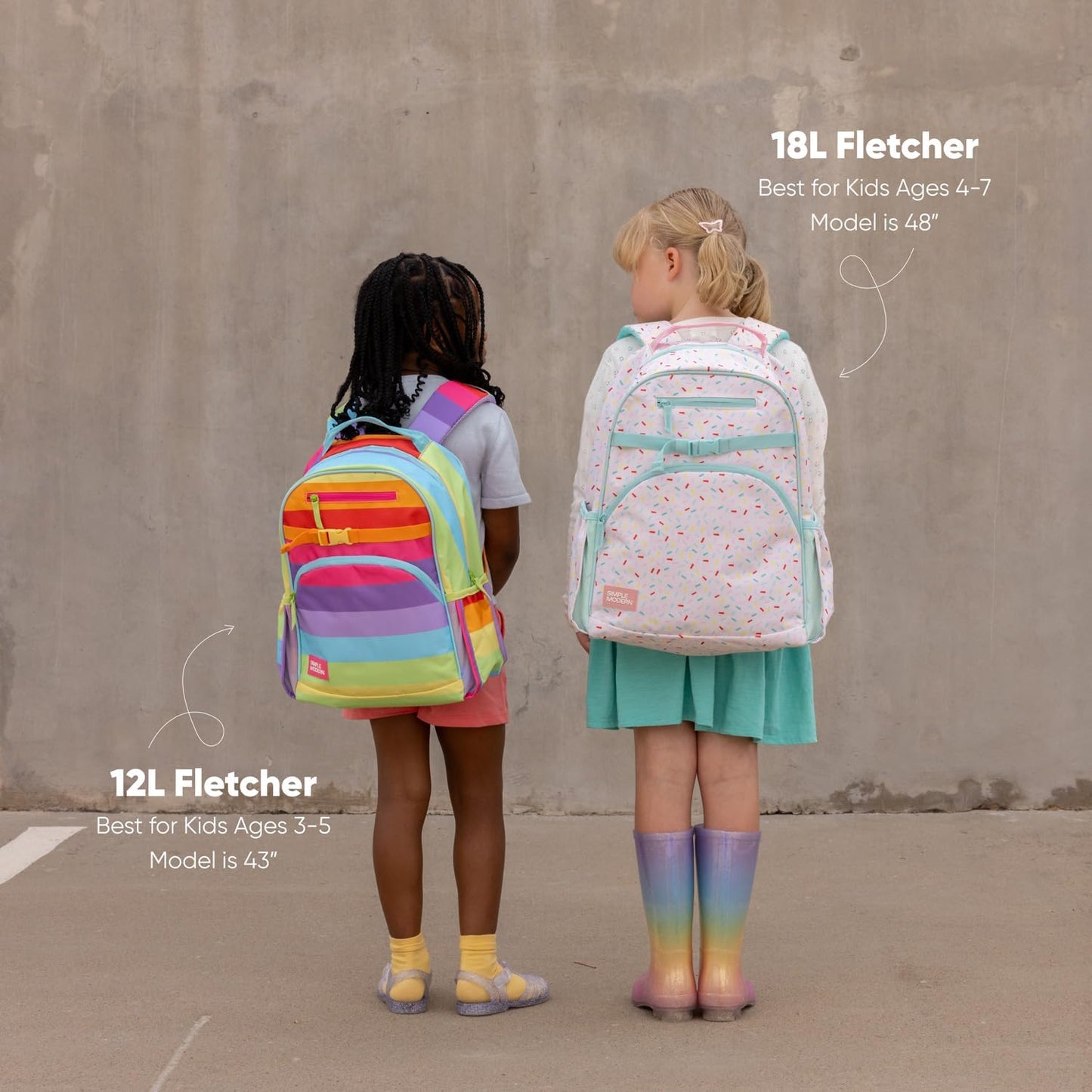 Simple Modern Medium Gabby's Dollhouse Toddler Backpack for School Girls and Boys | Kindergarten