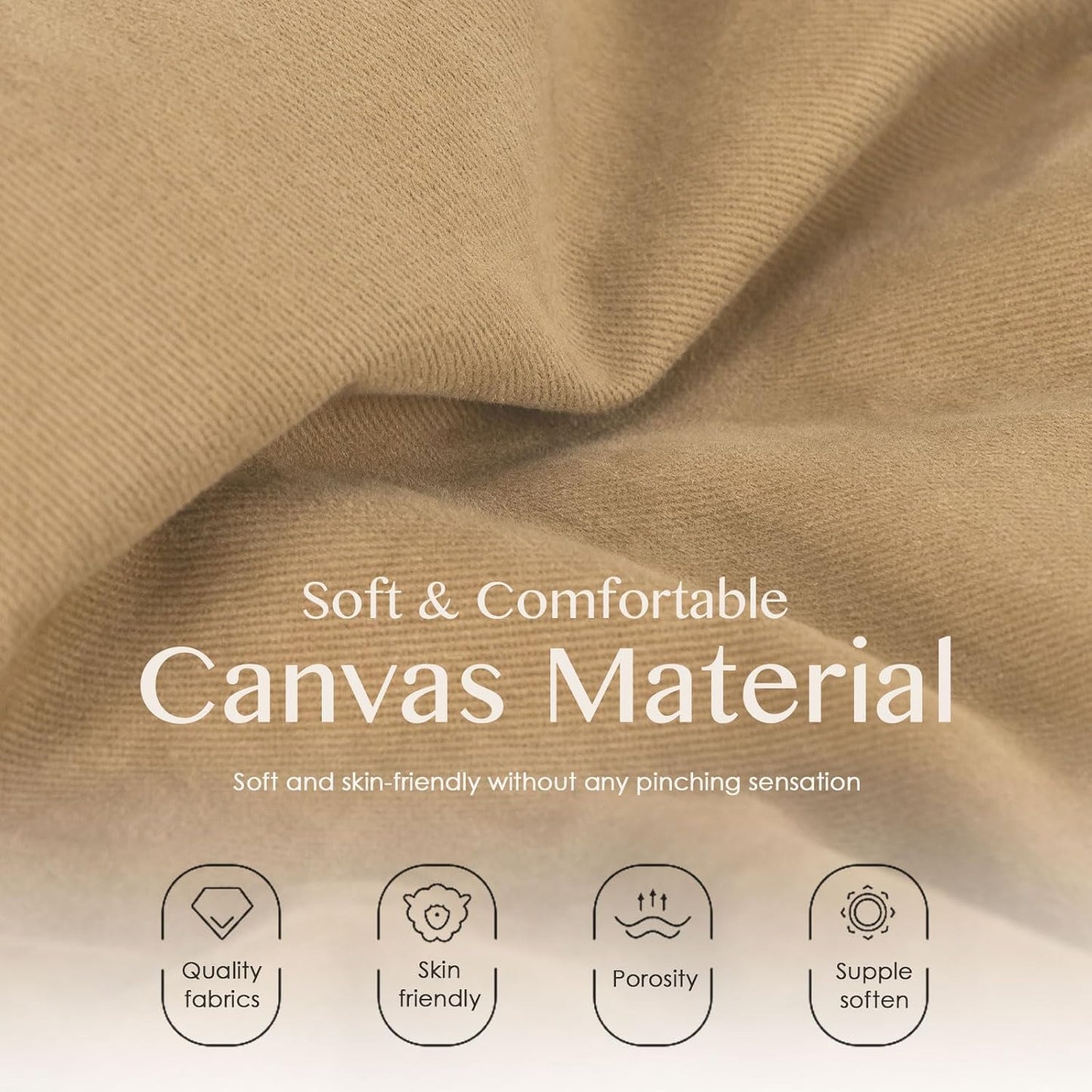 Canvas Backpack for Women Men Lightweight Bookbag for College Aesthetic Backpack for Travel Casual Daypack