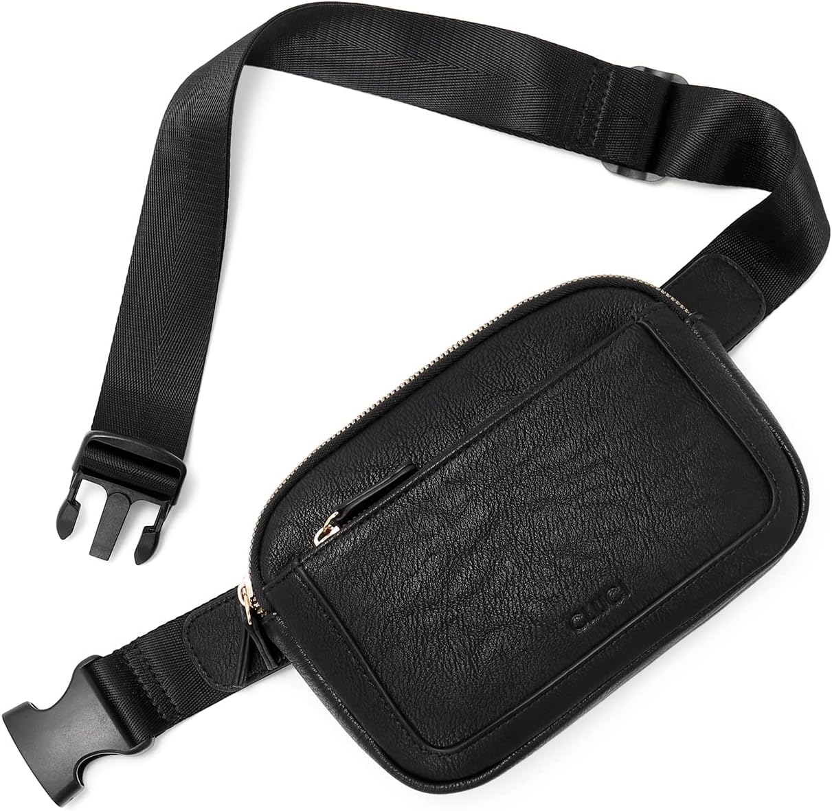 CLUCI Belt Bag for Women, Mini Everywhere Crossbody Waist Bag Adjustable Strap, Vegan Leather Women's Fanny Pack