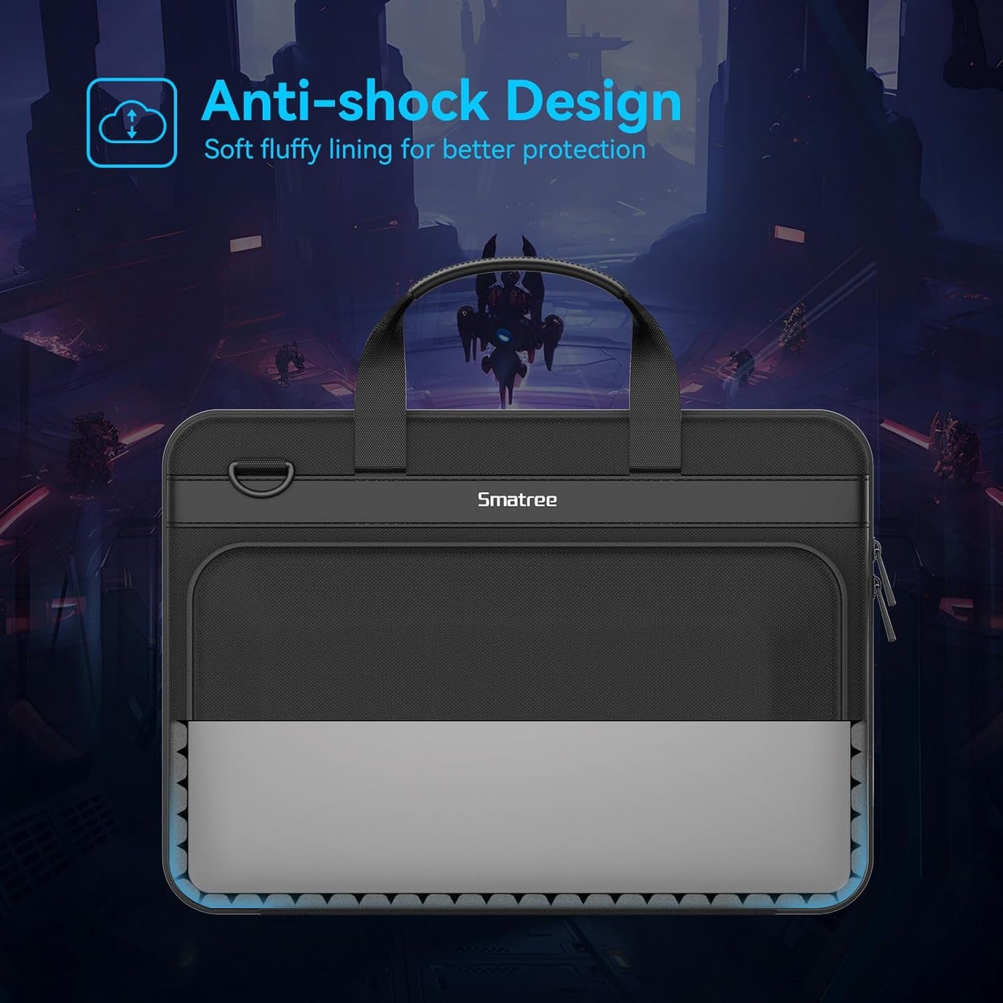 Smatree Heavy Duty Hard Case for 17.3 inch ASUS TUF Gaming A17 2023/2022/2021, for ASUS TUF Gaming F17 2023/2022/2021, for ROG Zephyrus S17 Series Protective Bag(A800XL)