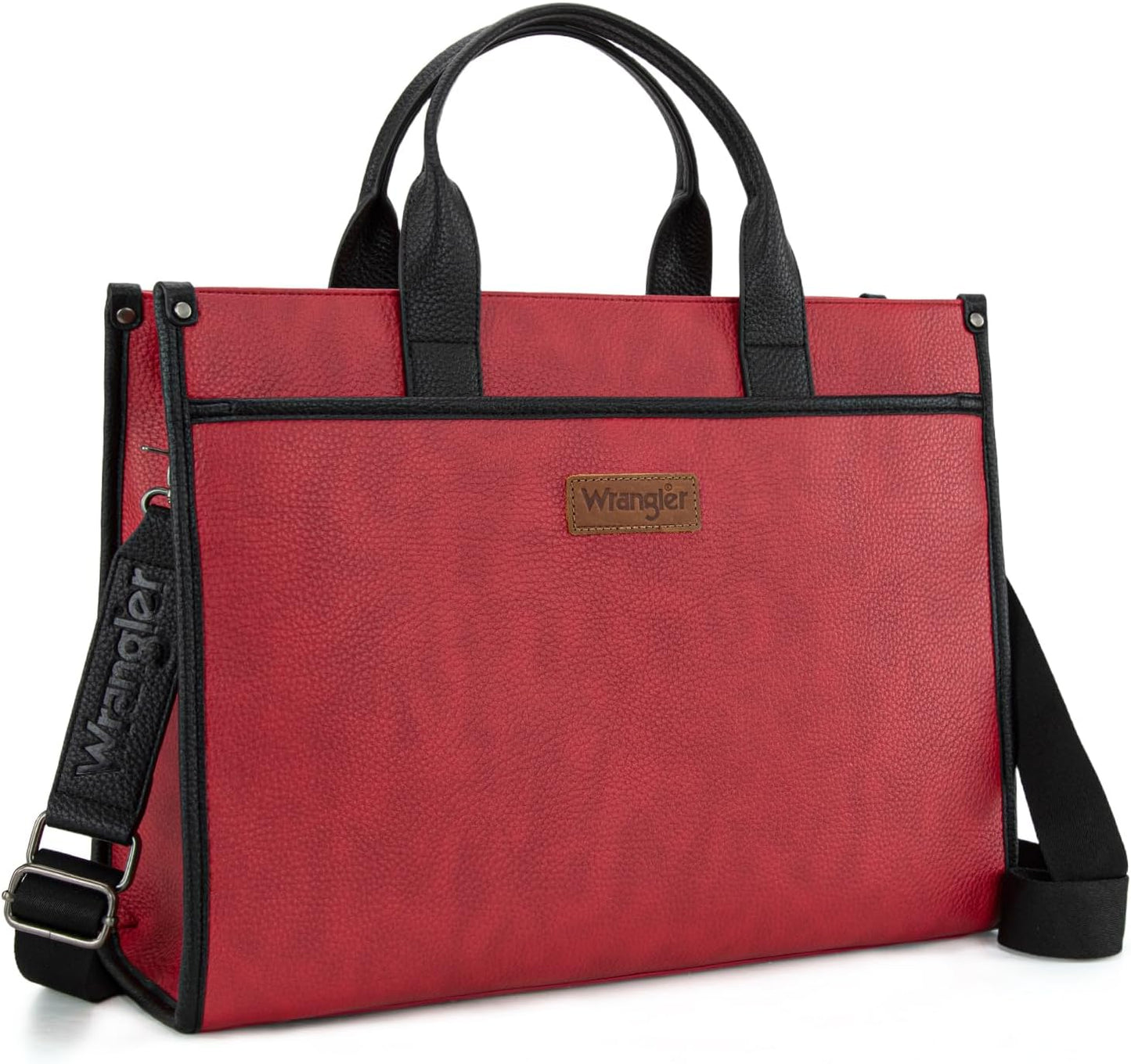 Wrangler Laptop Bag for Women 15.6 Inch Vintage Work Tote Bag for Business Briefcase Handbag with Adjustable Shoulder Strap