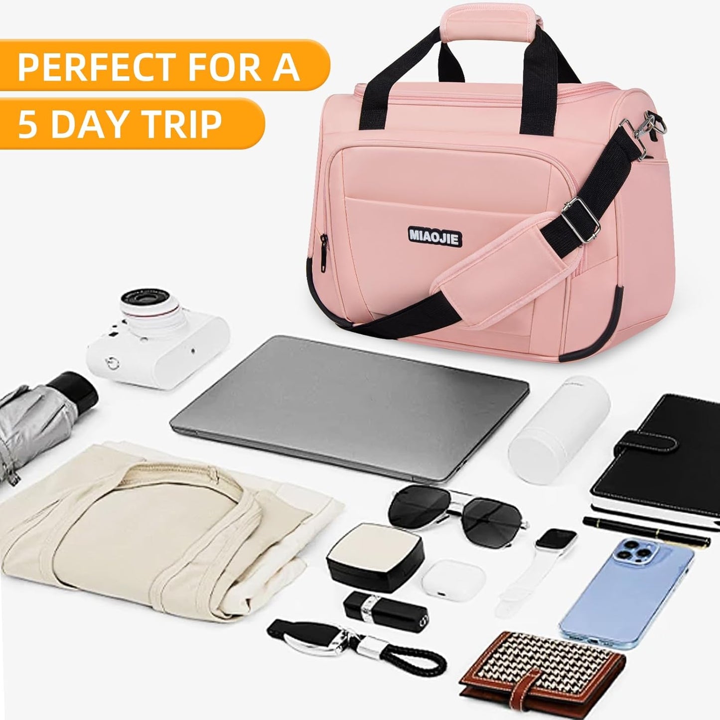 Underseat Carry On Luggage - Lightweight Travel Tote Weekender Bag Overnight Duffle for Travel