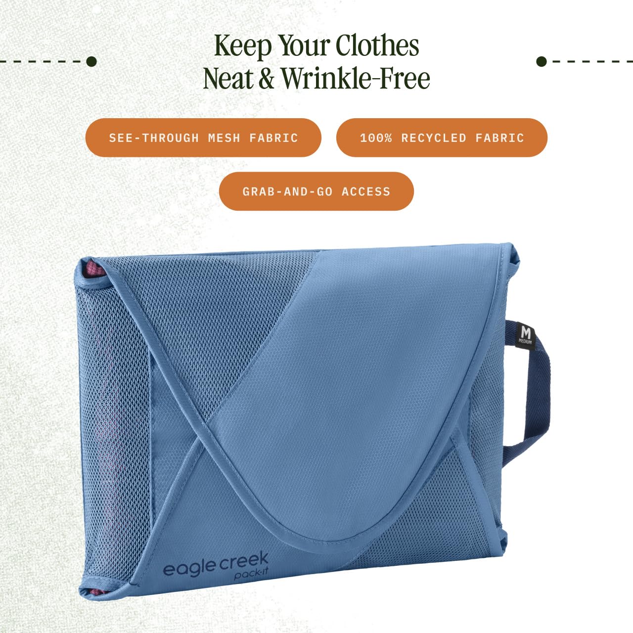 Eagle Creek Pack-It Reveal Garment Folder, Medium, Blue Dawn