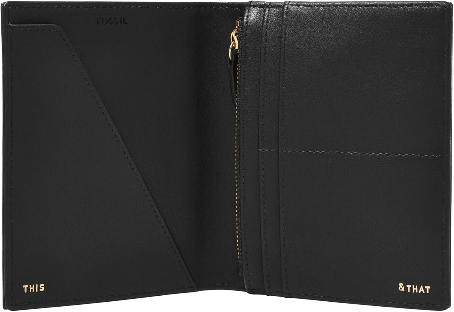 Fossil Women's Passport RFID Blocking Travel Passport Holder Case Wallet for Women