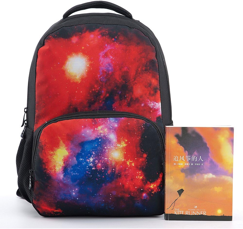CAIWEI backpack teen, Universe Space TrendyMax Galaxy Pattern Backpack Cute for School (Starry sky 1)