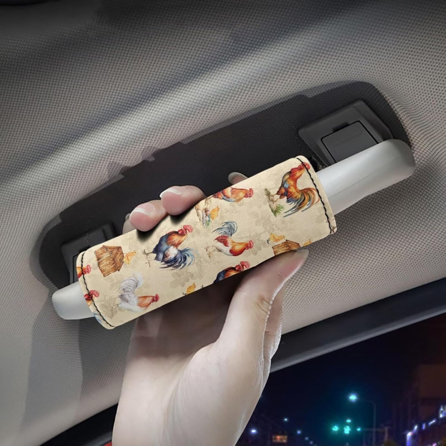 Rooster Luggage Handle Wraps Set for Suitcase Travel Accessories Comfortable Suitcase Protection