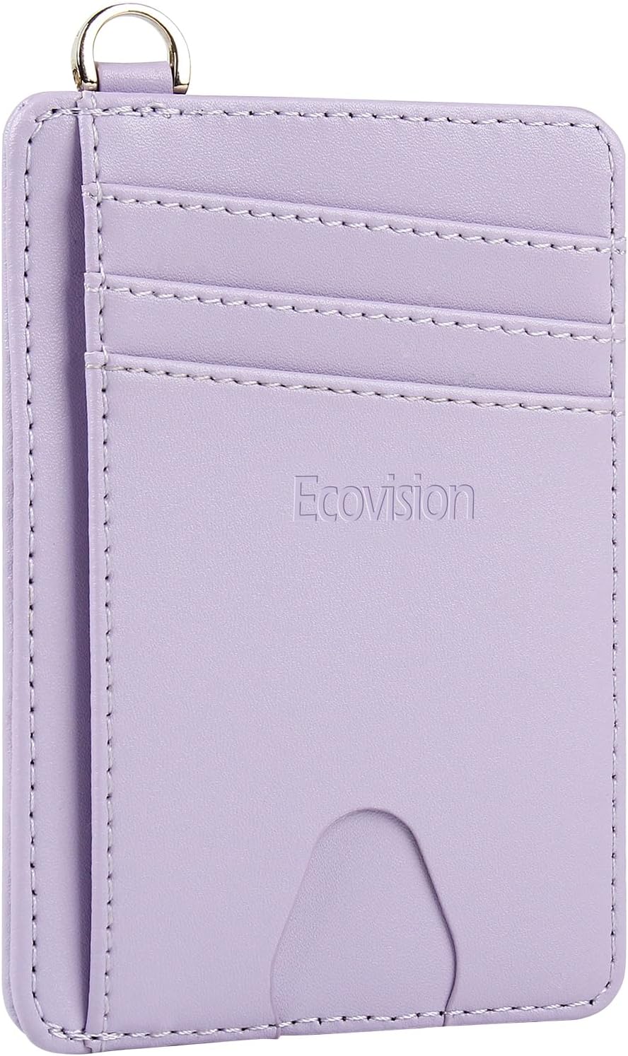 EcoVision Slim Minimalist Front Pocket Wallet, RFID Blocking Credit Card Holder Wallet with