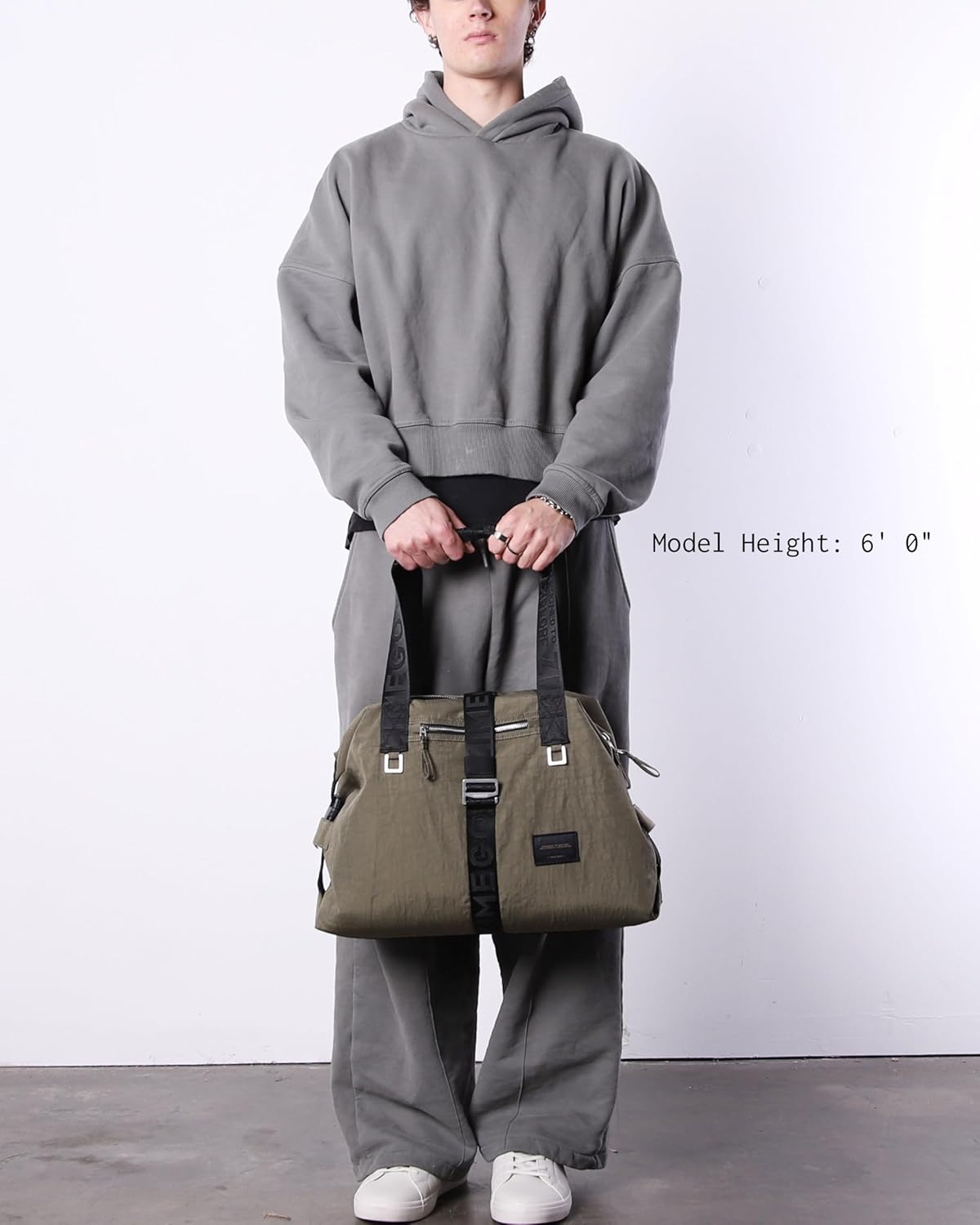 ZIMEGO Weekender Duffel Bag – Versatile Crossbody for Travel and Gym Tote, Dark Olive