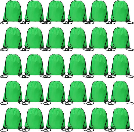 Bulk Drawstring Bags, Polyester Draw String Bags, Gym Sports Cinch Bag Drawstring Backpack for Women Men