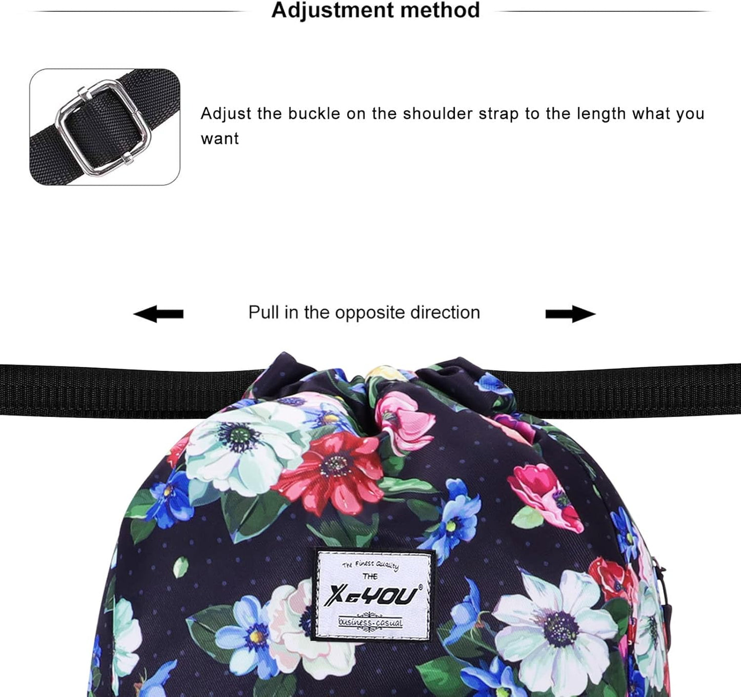 XEYOU Drawstring Sports Backpack Lightweight Gym Yoga Sackpack Shoulder Rucksack Casual Outdoor