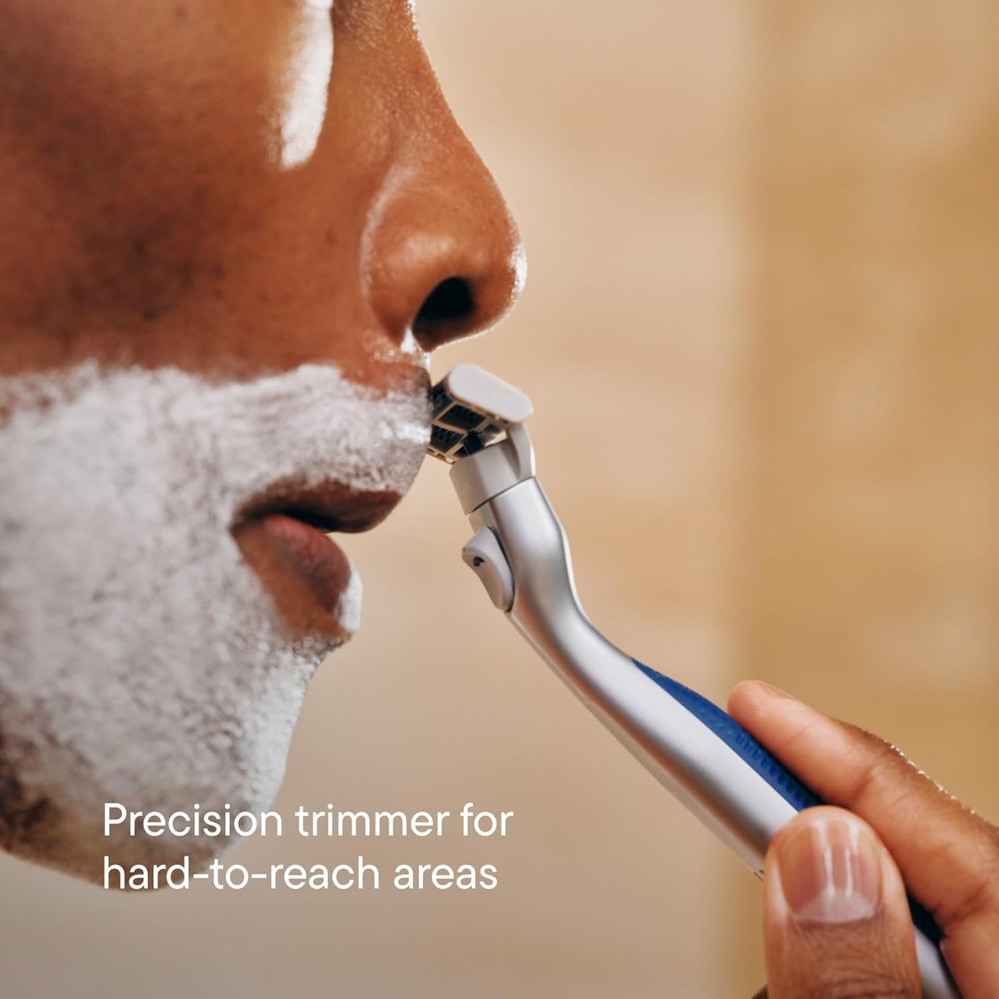 HARRY'S PLUS: Shaving Kit for Men - Premium Handle, Razor Blade Cartridge, 4 oz Foaming Shave Gel, and Travel Blade Cover - Advanced Pivoting System - Tide