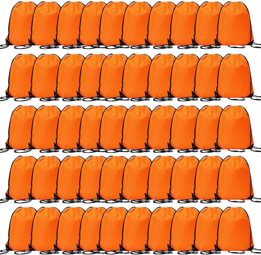 Bulk Drawstring Bags, Polyester Draw String Bags, Gym Sports Cinch Bag Drawstring Backpack for Women Men