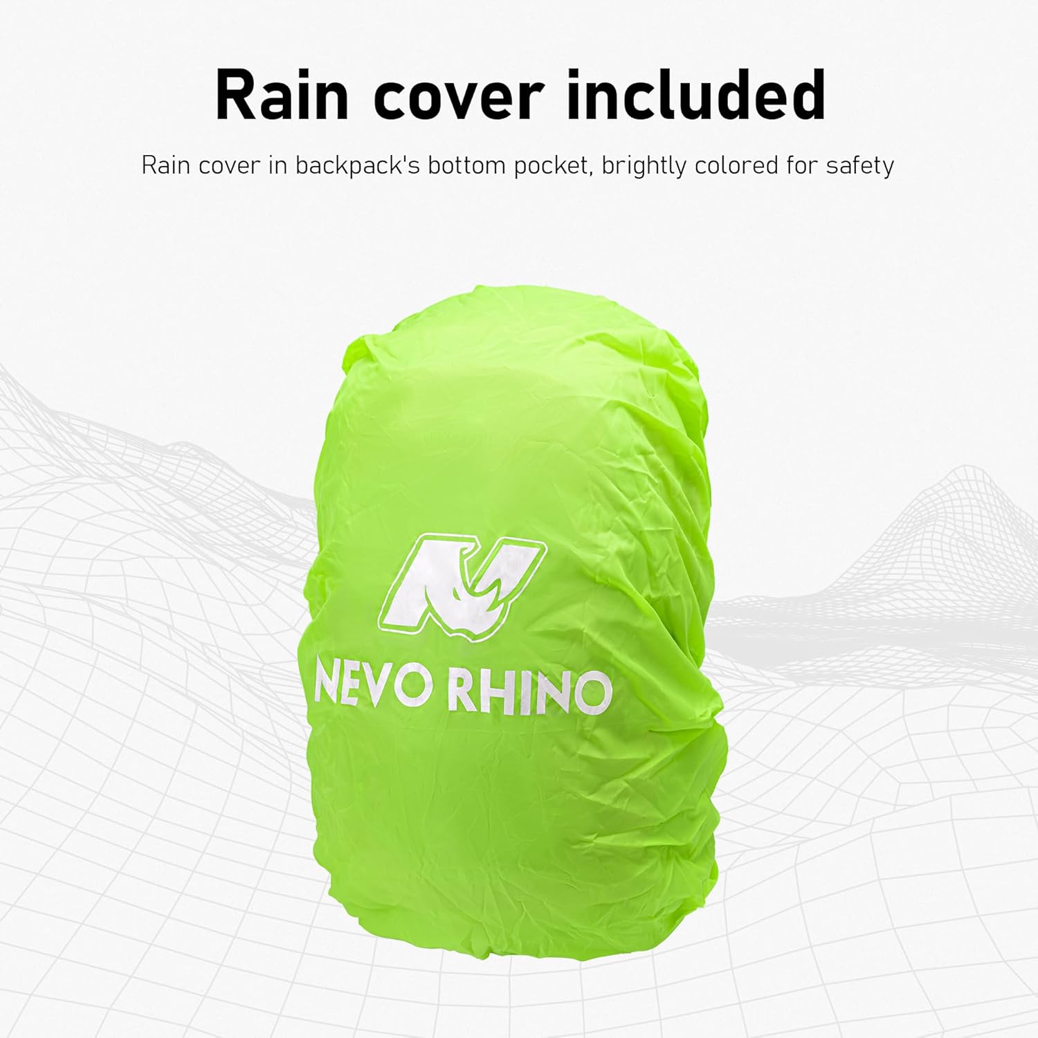 N NEVO RHINO Hiking Backpack 20L Water Resistant Outdoor Day Pack,Lightweight Travel Small Backpack