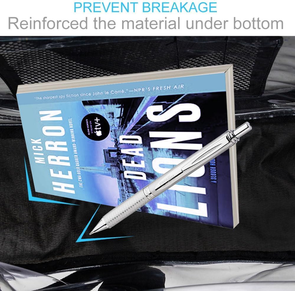 3PCS Kids Clear Backpack Heavy Duty, Cute Transparent Bookbag with Lunch Box for Boys, Black See Through School Bag - Race Car
