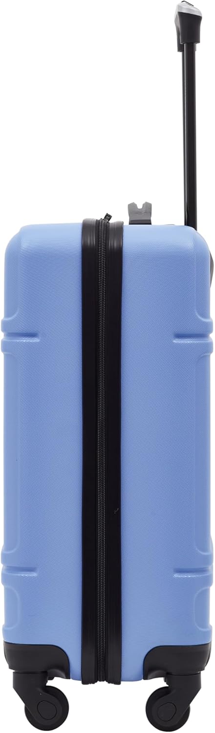 Travelers Club Spinner Luggage, Skyline Blue, 22-Inch Carry-On