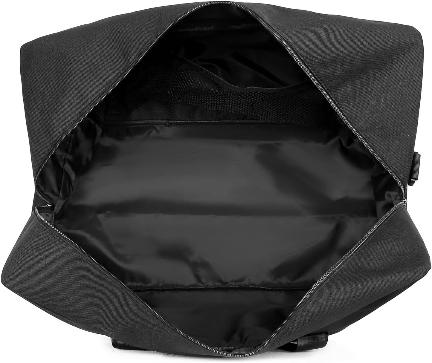 Kono Travel Duffel - 14L Under Seat Carry-On Sports Tote Gym Weekender Overnight Bag - 13.78"x7.87"x7.87" Black