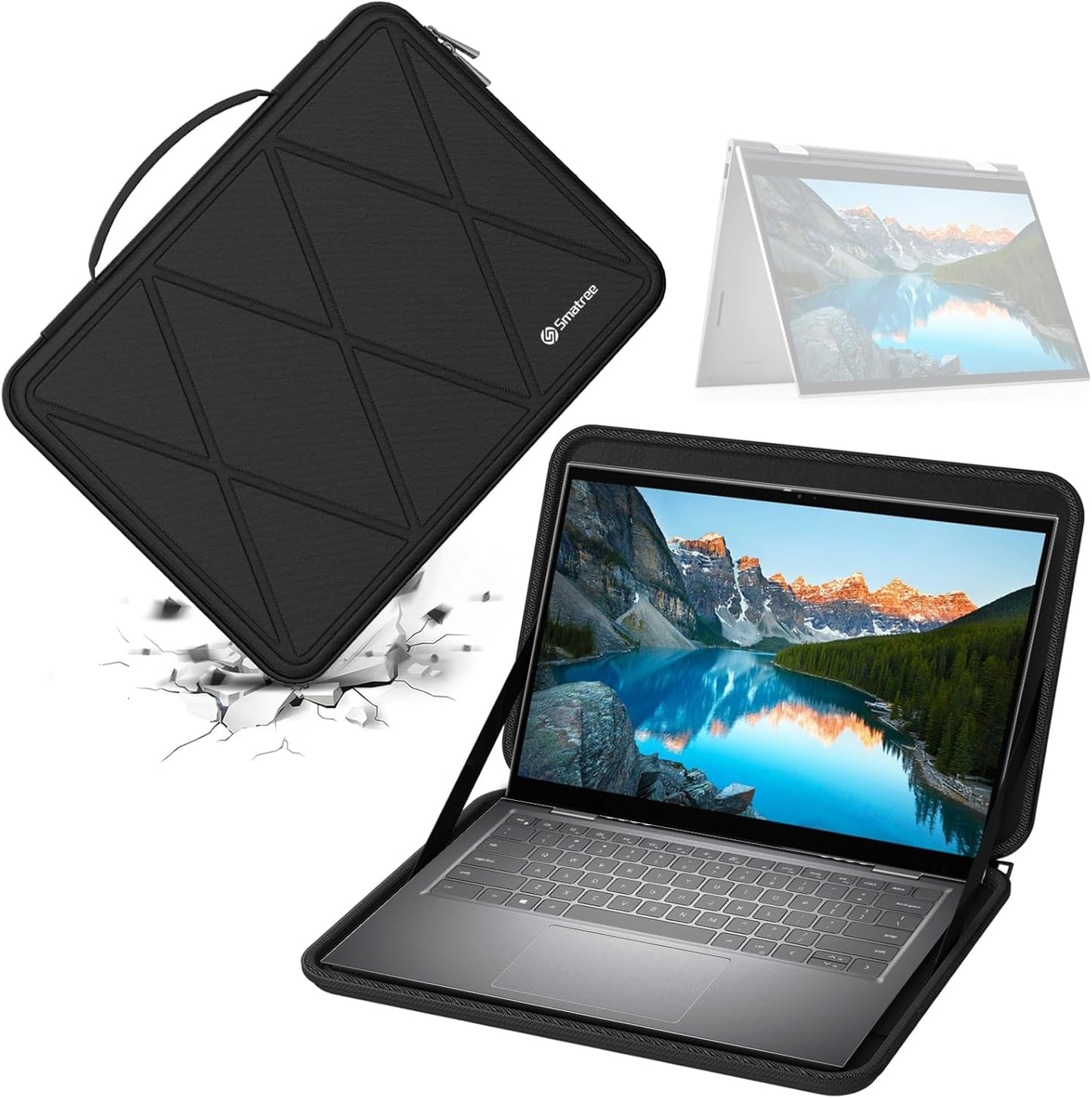 Smatree Hard EVA Protective Sleeve Case Compatible for 14 inch DELL Latitude 5430/5440, for DELL Latitude 5430 Chromebook or 2-in-1 Notebook Sleeve Bag (Not for Latitude 5430 Rugged! ! !) (X8258)