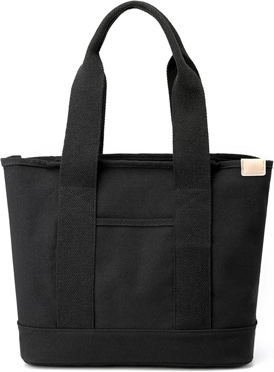 zhongningyifeng Canvas Women Tote Bag Casual Top Handle Satchel Large Capacity Handbags Shopping Bag for Work Travel