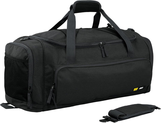 MIER Large Gym Bag for Men Sports Duffle Bag with Shoe Compartment 60L Lightweight Duffel Bags for Workout Fitness Travel