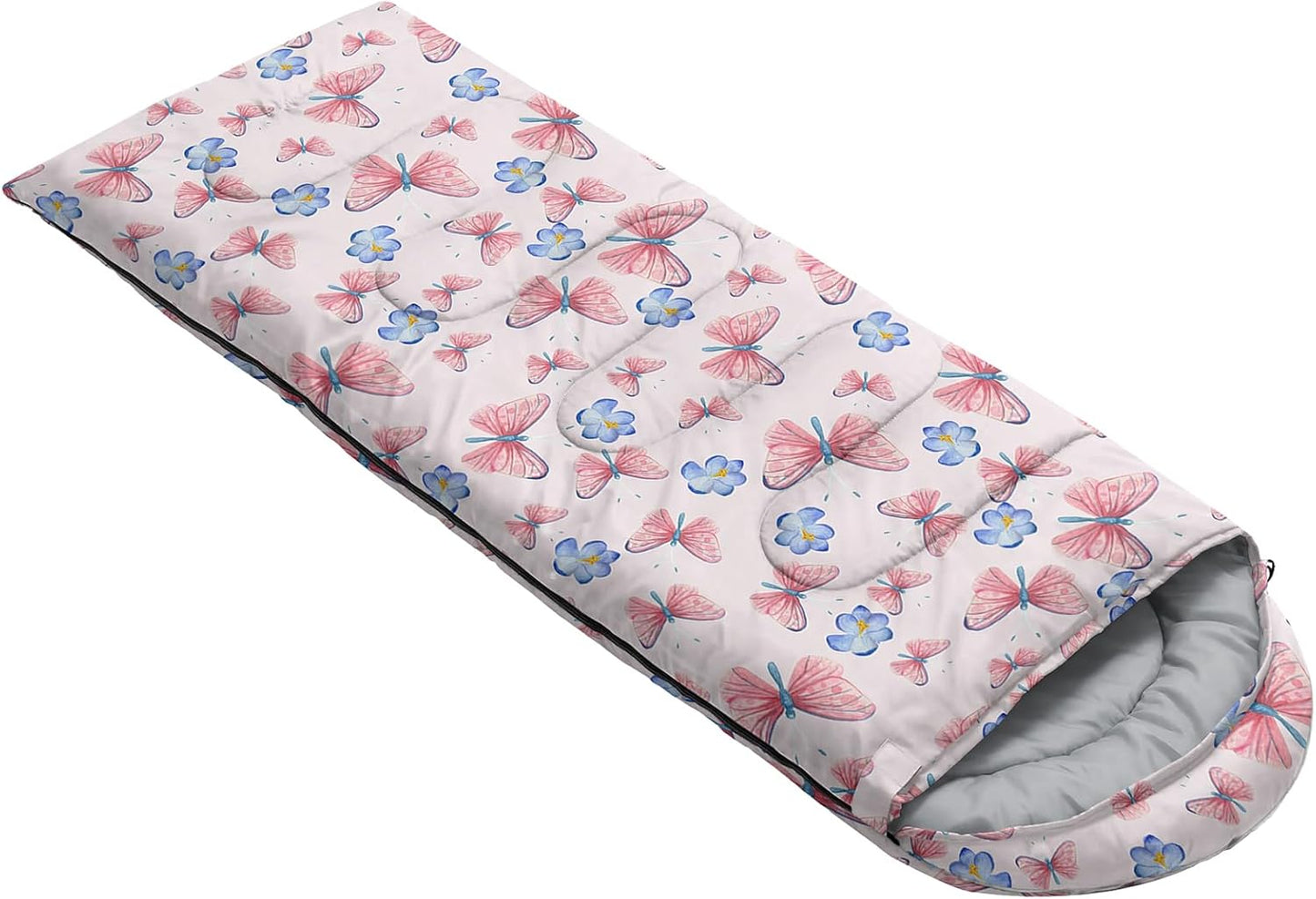 QOOMO Camping Sleeping Bags,3 Season Warm & Cool Weather,Lightweight,Waterproof Sleeping Bags for Adults & Kids,Traveling,and Outdoors,Camping Gear Equipment