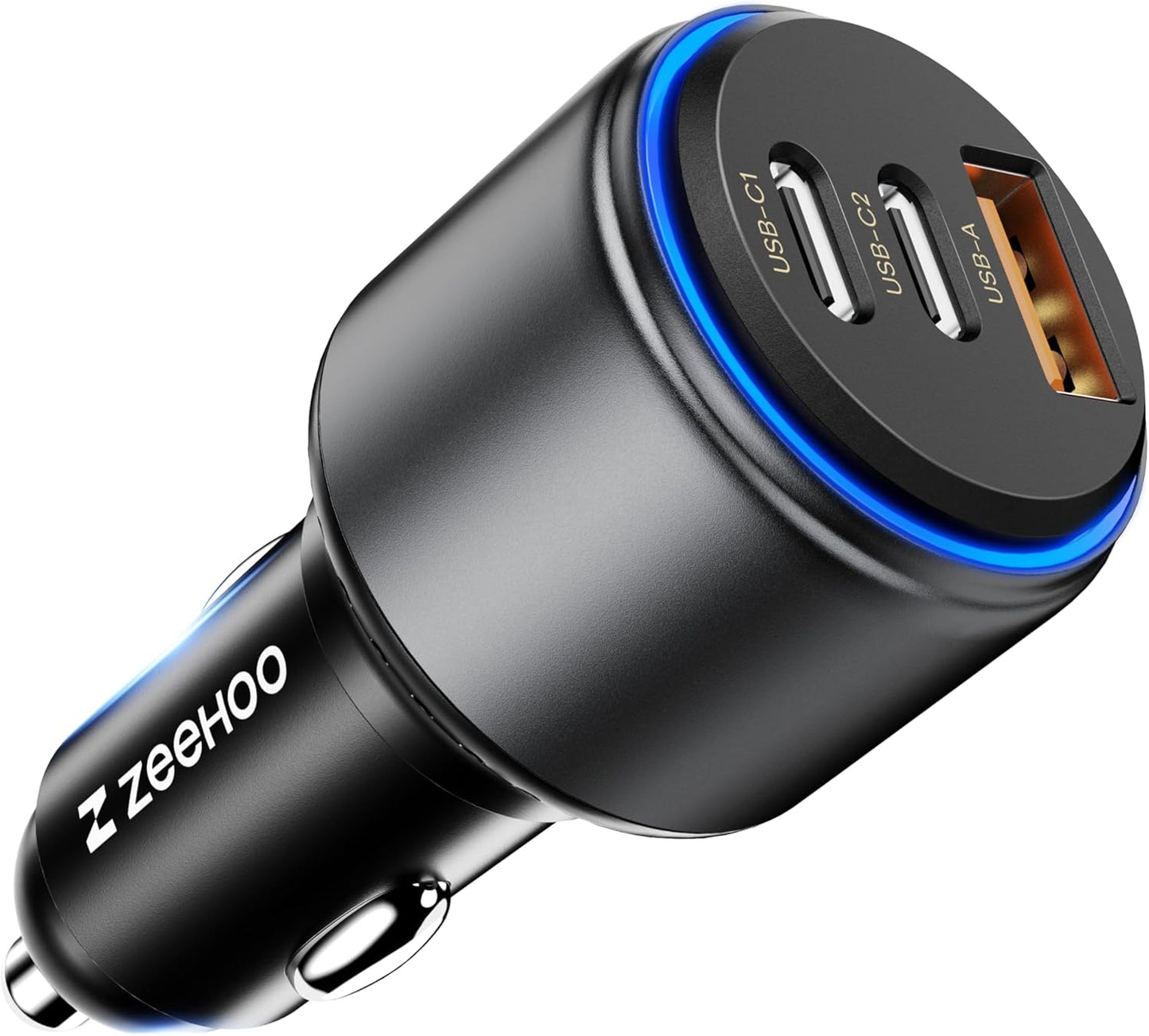 ZEEHOO USB C Car Charger, 95W Fast Charger Adapter Compatible with iPhone 15 Pro Max Plus 14 13 12 Samsung Galaxy S23/22 etc
