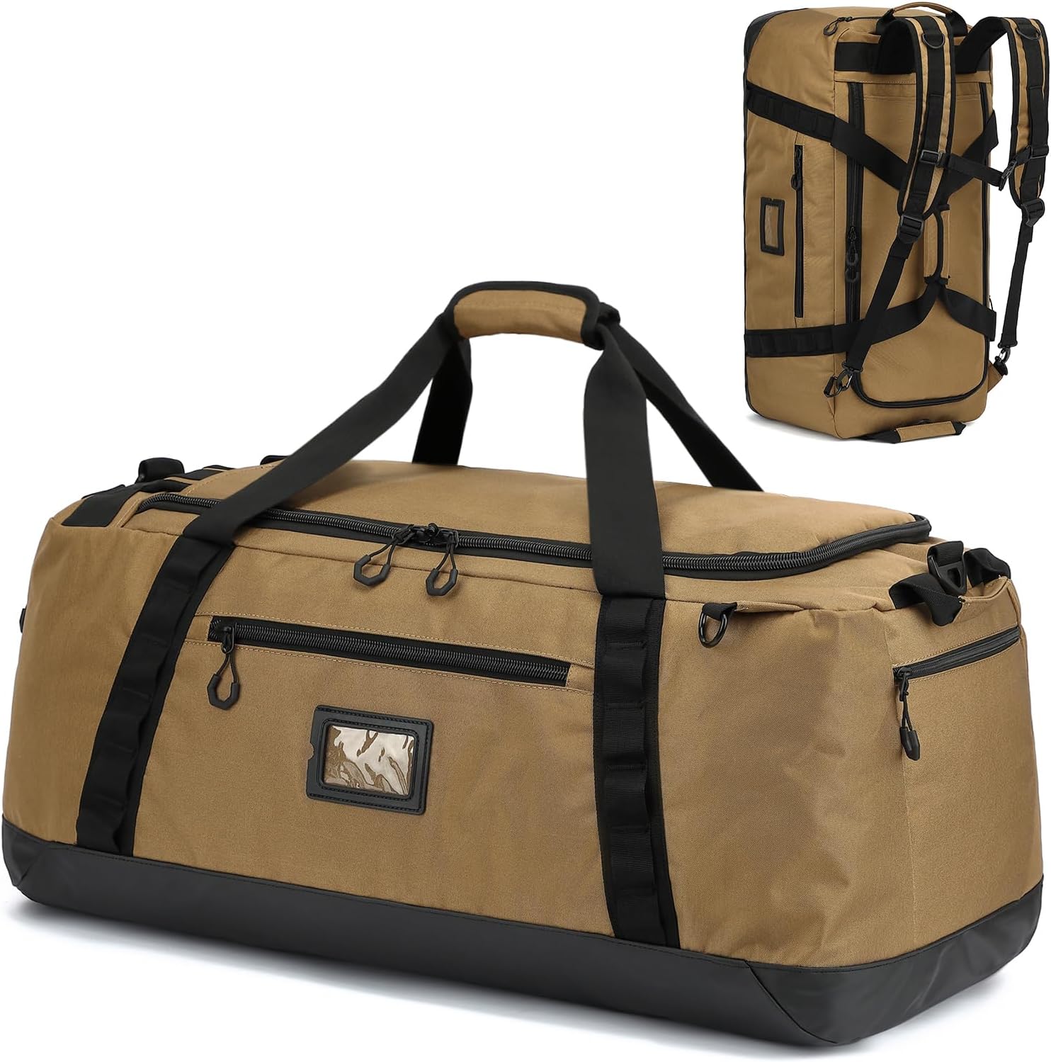TUGUAN Extra Large Travel Duffle Bag Backpack for Men with Adjustable Dividers 120L Big Weekend