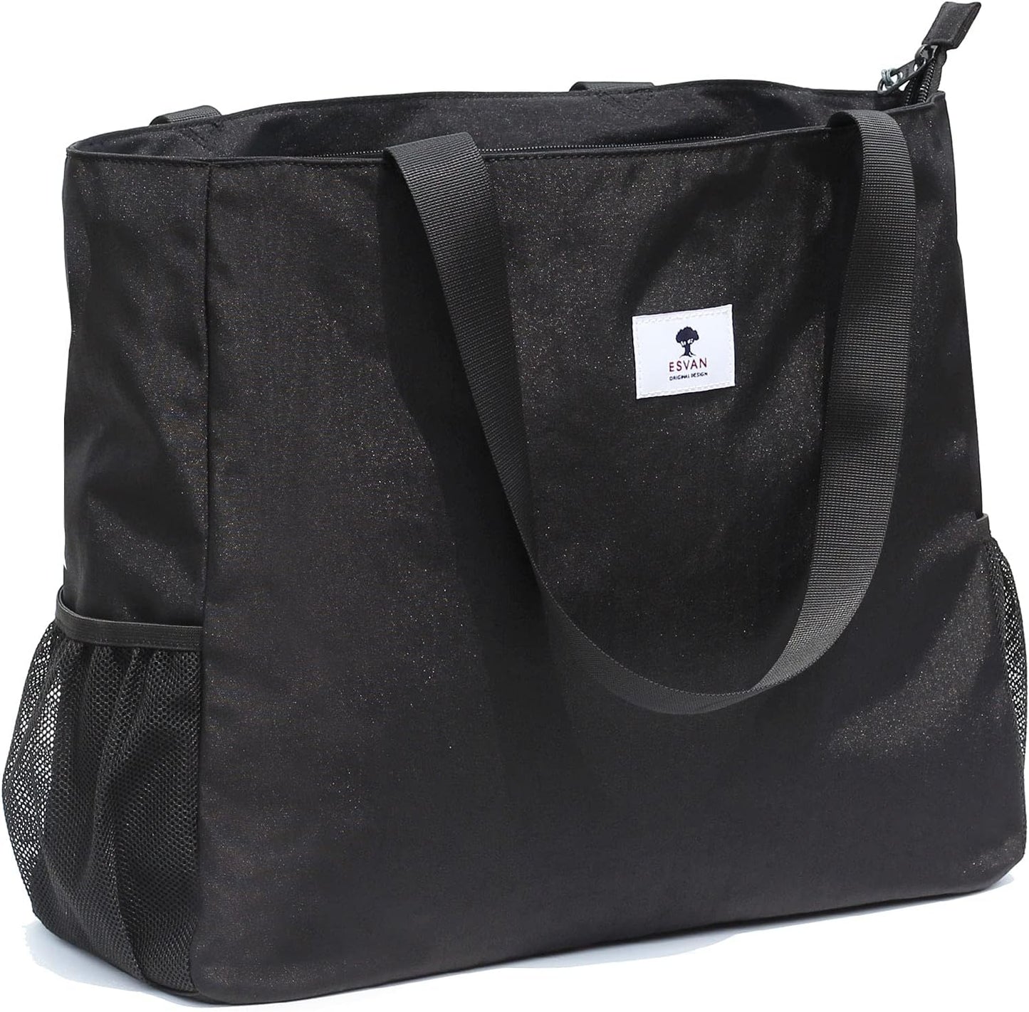 LARGE BEACH BAG Water Resistant Lightweight 20 inch Women Oversize Tote Bag for Gym Beach Travel Pool Yoga Nurse