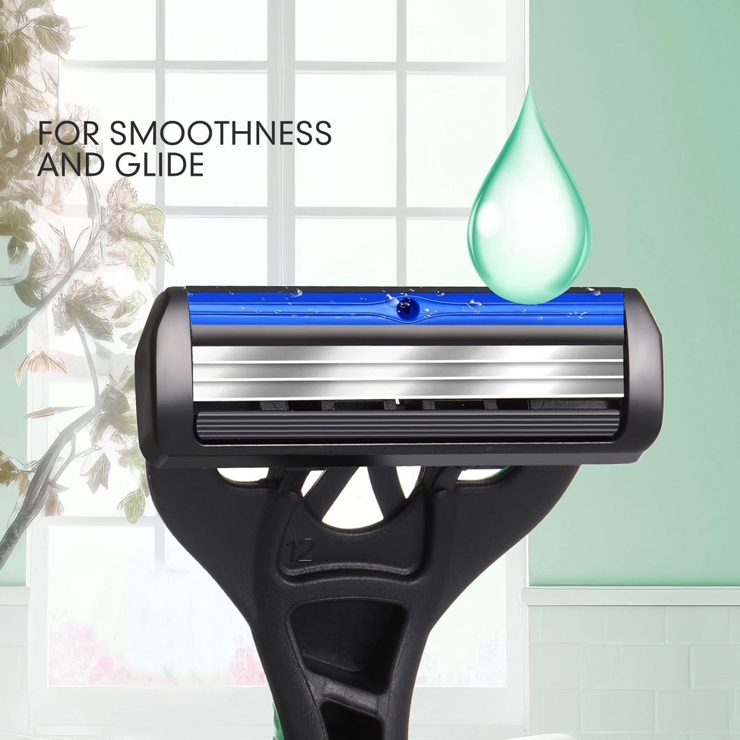 36 Pcs Mens Disposable Razors Bulk 3 Blade Sensitive Head Shaving Razors for Men Travel Hotel Spa Christmas Party Gift