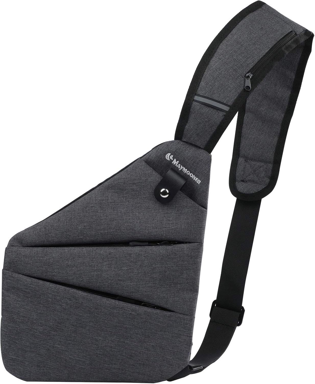 Men Small Sling Shoulder Crossbody Bag Anti-theft One Strap Casual Chest Bags Slim Backpack Outdoor Hiking Biking
