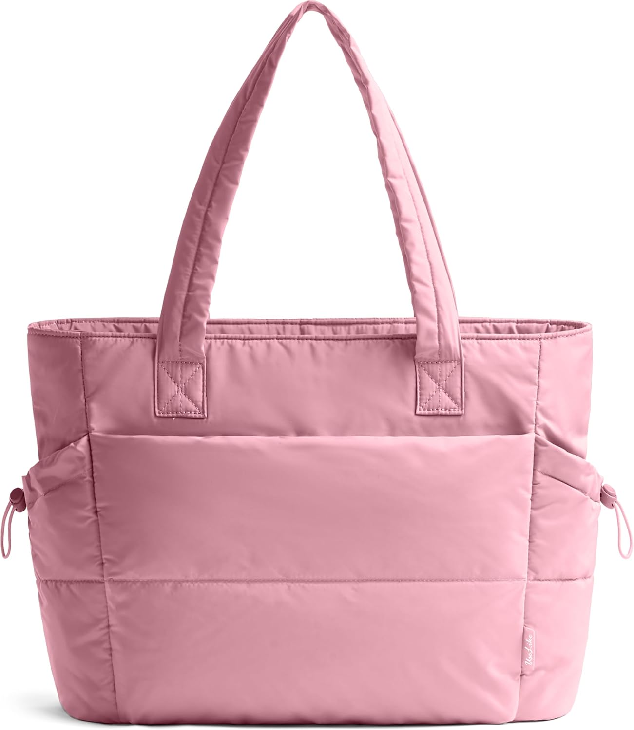 Tote Bag for Women Puffy Work Bags for Women with Zipper Lightweight Quilted Puffer Tote Bag for Travel, Teacher, Nurse