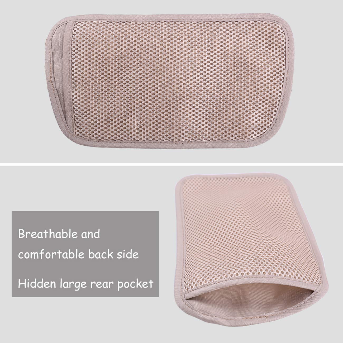 Money Belt for Travel, Slim RFID Blocking Women and Men Hidden Travel Pouch Under Clothes, Passport