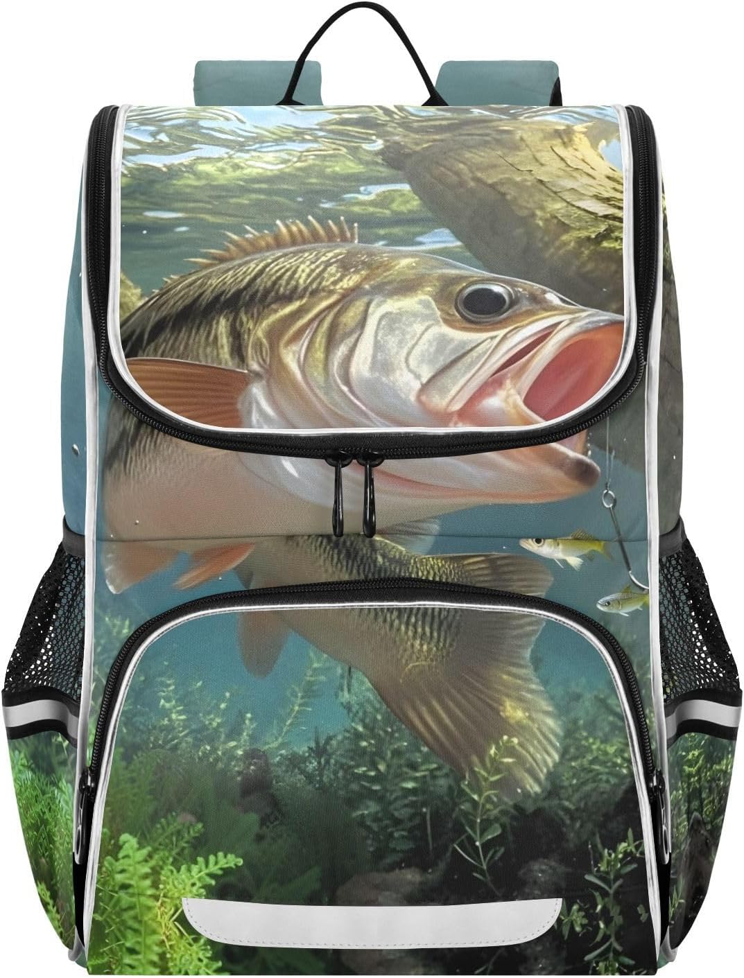 Fishing Fish Cute Backpack For Girls Kids Backpack Boys Teen School Bag Bookbag Travel Daypacks