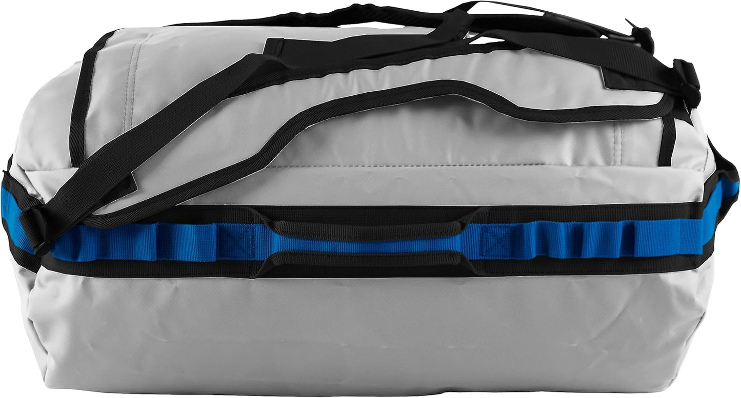 Element Equipment Trailhead Duffel Bag Shoulder Straps Waterproof Light Grey/Blue Medium