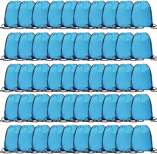Bulk Drawstring Bags, Polyester Draw String Bags, Gym Sports Cinch Bag Drawstring Backpack for Women Men