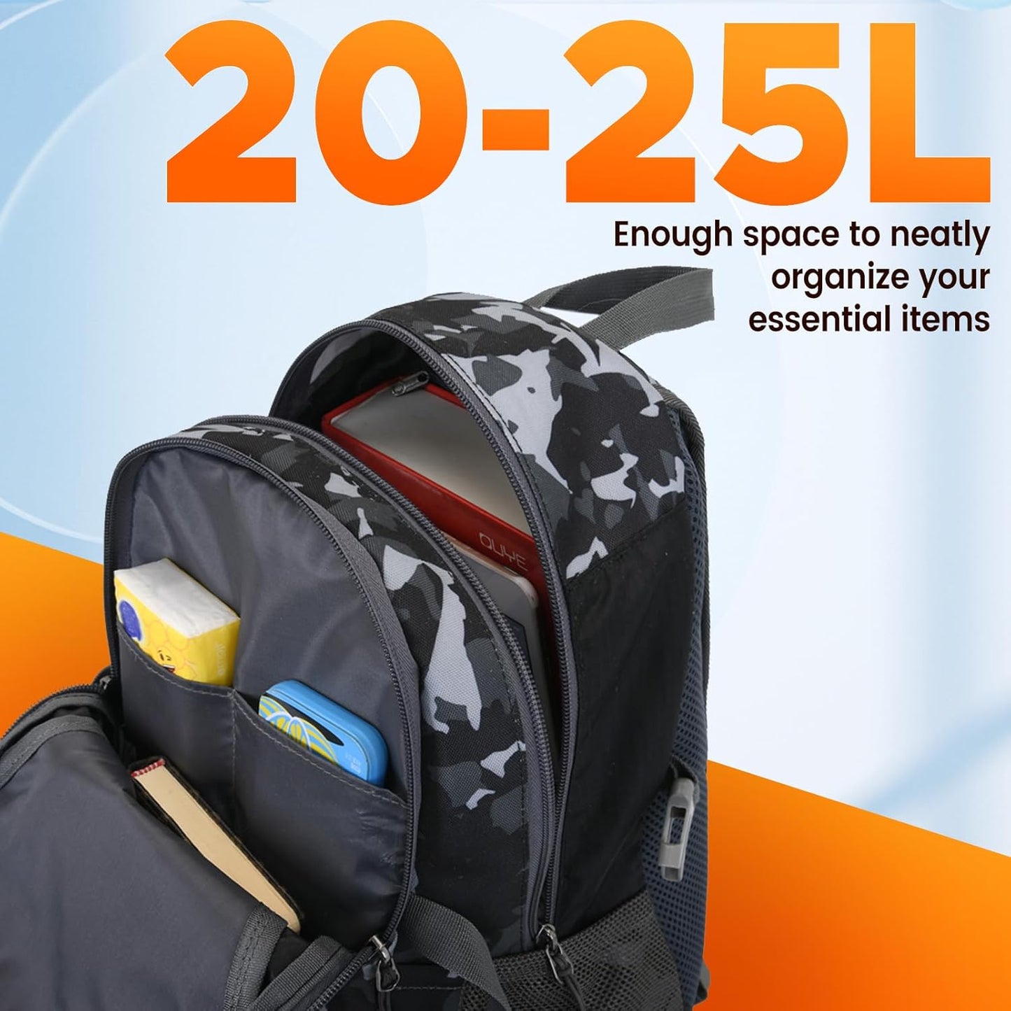 sunhiker Small Hiking Backpack Women Men 20L Lightweight Travel Backpack Daypack Casual Backpack For Cycling Outdoor Camping