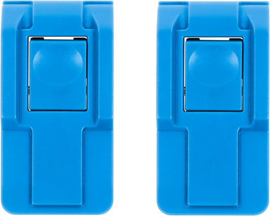 2 Pelican Blue Replacement Push Button Medium Air Case Latches. Fits Air Series Cases.