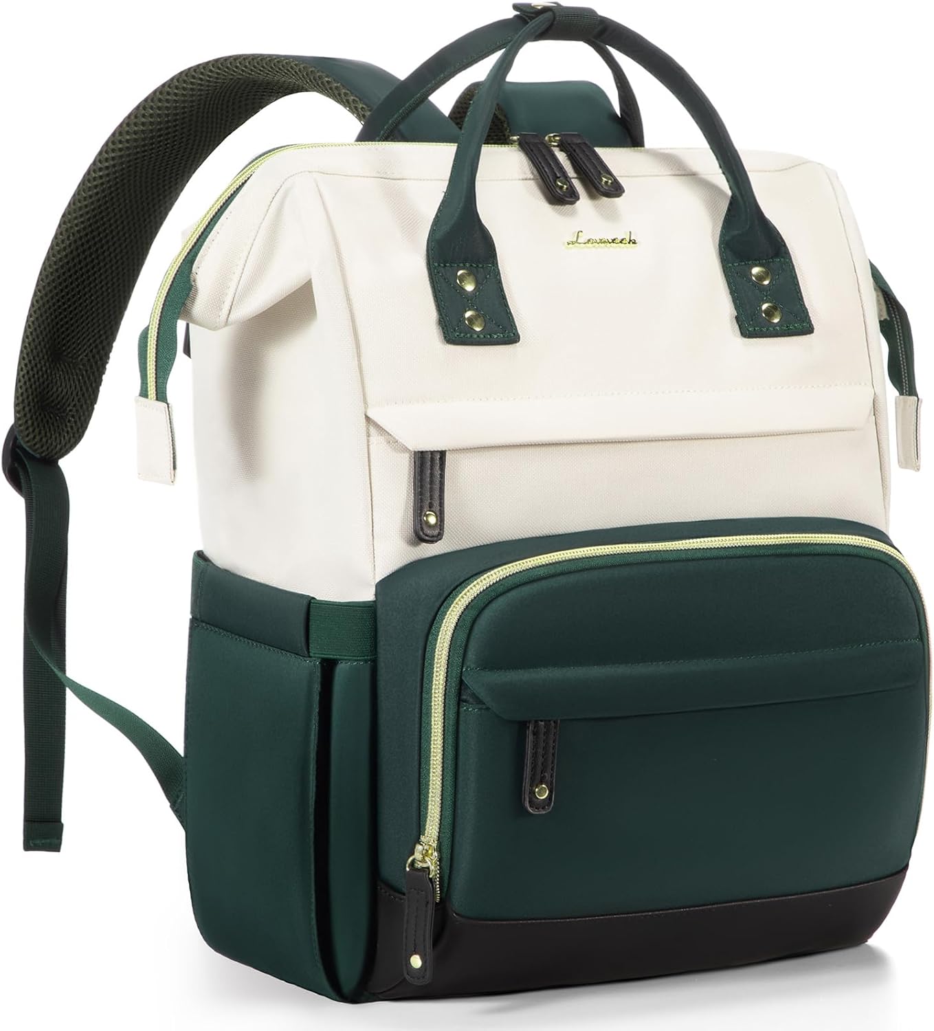 LOVEVOOK Laptop Backpack for Women, 15.6 Inch Work Business Backpacks Purse With Large Capacity, Waterproof Nurse Bag College Bookbag for School, Waterproof Casual Daypack for Travel