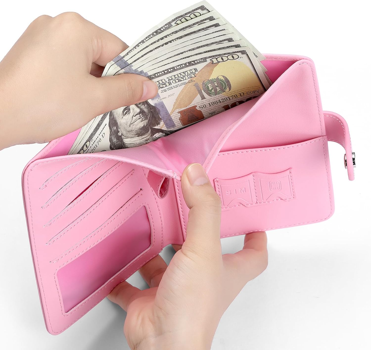 Passport Holder with Airtag for Women and Men, RFID Blocking Passport Wallet Cover Case