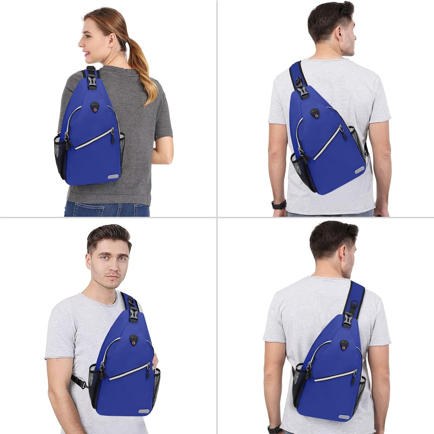 MOSISO Sling Backpack, Multipurpose Crossbody Shoulder Bag Travel Hiking Daypack