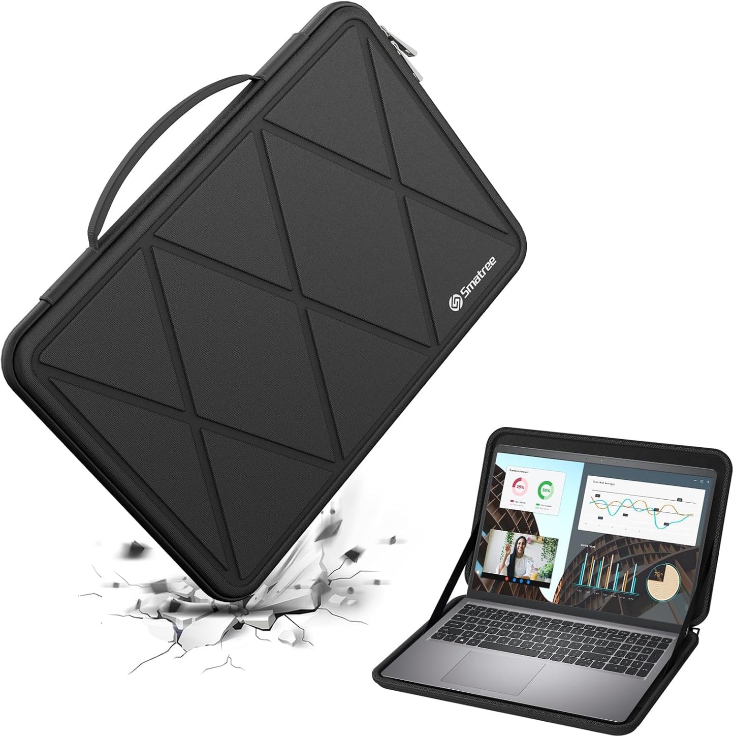 Smatree Hard EVA Protective Sleeve Compatible for Dell Inspiron 15 3000/3520/3530/3535, Latitude 5550/5540/5530/5531/5521/5520, Precision 3591/3590/3581/3580/3571/3570, Vostro 3520/3530/3535 (X8274)