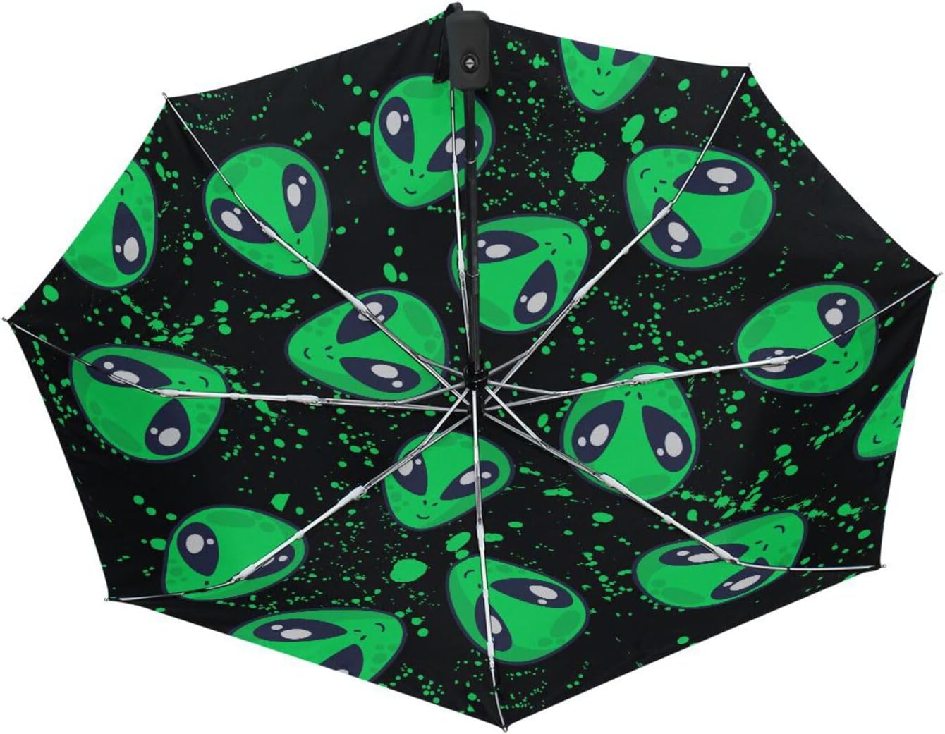 Automatic Umbrella One Touch Auto Open and Close Button Compact Travel Umbrella for Women Men Kid